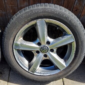 Alu kola 5x112 s pneu205 /55/16 zimni - 5