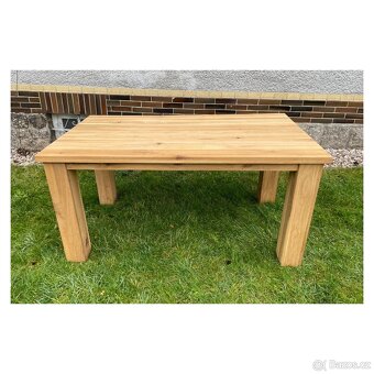 Masivní jídelní stůl Max – dub, 160 cm - 5