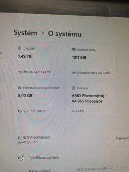 Stolní PC Matrix AMD - 5