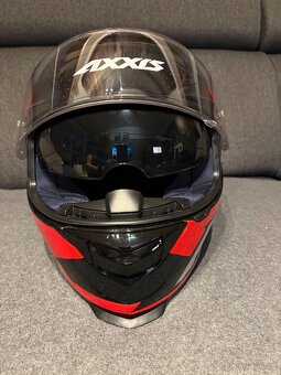 Integrální helma AXXIS EAGLE SV DIAGON Červená - 5