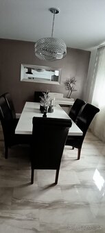 Sada 6x jídelní židle, koženka - 5