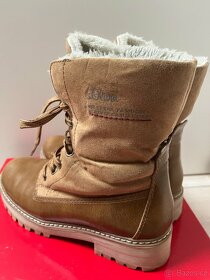 S.Oliver hnědé dámské kotníkové boty, vel. 38 - 5