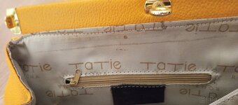 Nová kožená žlutá kabelka - 5
