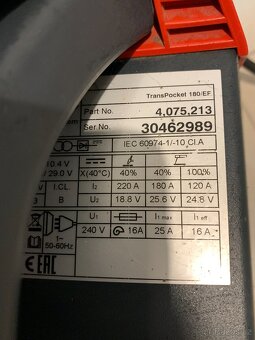 Svařečka FRONIUS TransPocket 180 - 5