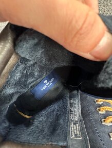Nízké kozačky vel 37 kůže Tom Tailor - 5