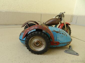 MOTORKA SE SAJTNOU - DRUKOV - 50 léta ČSSR - 5
