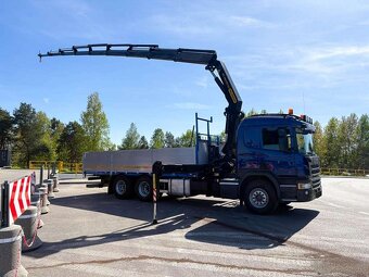 Scania P410 6x2 - valník s hydraulickou rukou Palfinger - 5