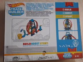 Hot Weels Track Builder - vystřelovací auto - trojitá smyčka - 5