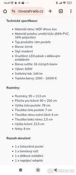Postel s osvětlenim - 5