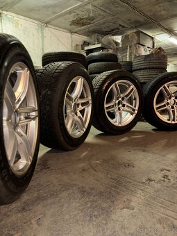 Sada ALU kol s pneu Dunlop SP Winter Sport 4D - 5