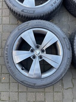ORIGINÁL Alu Škoda TRITON R17, 5x112 - TOP STAV - 5