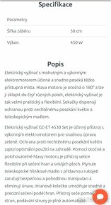 Elektrická strunová sekačka Einhell - 5