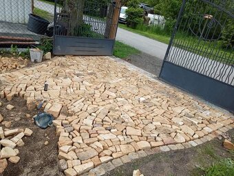 Pokládka dlažby a žulových kostek - 5