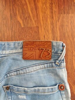 Světle modré riflové kraťasy Pepe Jeans – míry viz foto - 5