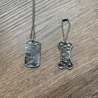 Vivienne Westwood Dogtag Necklace – originální řetízek s pří - 5