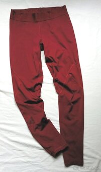 STREČOVÉ TRIČKO-OCK+ADIDAS-TECHFIT-VÍNOVÉ LEGÍNY-L, 38/40 - 5