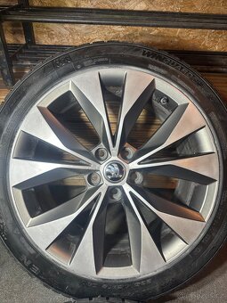 ALU Kola ŠKODA 5x112 R18 CASSIOPEIA Zimní Pneu 235/45/18 - 5