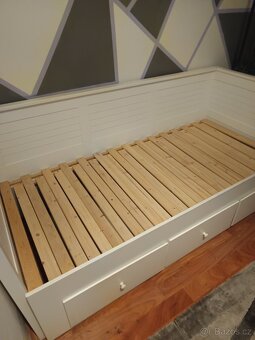 Prodám rozkládací postel hemnes - 5