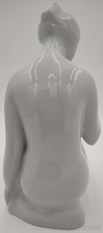 Krásná starožitná porcelánová soška Akt mladé ženy 26,5 cm - 5
