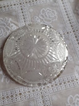 Starožitné  mísy,broušené  misky - 5