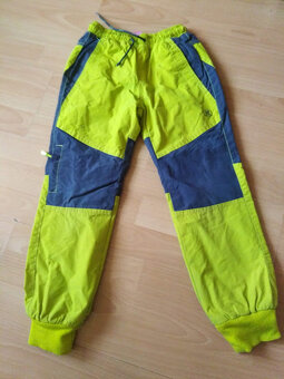 Zateplené dětské kalhoty - oteplováky vel. 134 - 5