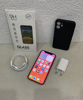 🍏 Apple iPhone 12 MINI 64GB - Red (12m. ZÁRUKA) + DÁRKY - 5