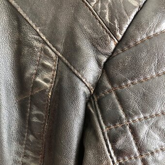 Kožená bunda dámská TOP stav - 5