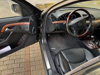 MB long verze w220 benzin 320 , 165kw , rok 2000, 270xxx km - 5