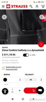 Nové pánské pracovní kalhoty Engelbert Strauss vel 58 - 5