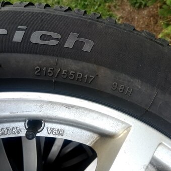 Prodám sadu alu kol Dezent 215/55/R17 98H - 5