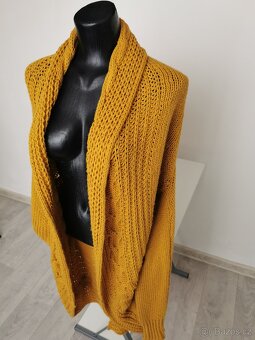 Dámský pletený maxi svetr - Vel. M-M/L-L - 5