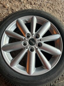 Originál ALU kola + zimní pneu MINI Cooper TPMS r16 - 5