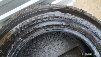 DUNLOP WINTER RESPONSE 2 -195/65R15- 6.5 mm - 5
