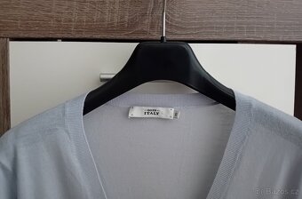 0039 Italy dámský luxusní lehký svetřík vel. S/M 100% vlna - 5