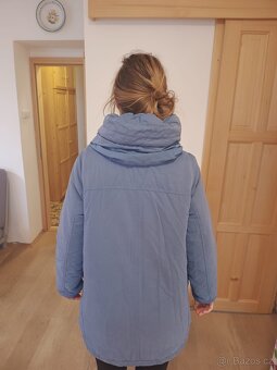 těhotenská nosící zimní bunda kabát - 5