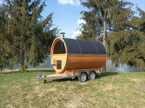 Pronájem mobilní sauny, mobilní sauna, venkovní finská sauna - 5