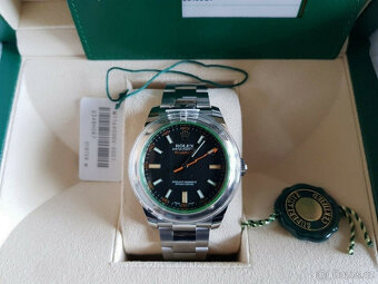 Rolex Milgauss 116400GV ciferník černý 28.10.2019 NOVINKA - 5