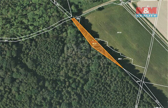 Prodej lesa, 892 m², Myslív u Všerub - 5
