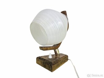 Retro lampička Dřevo Humpolec - 5