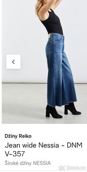 Reiko dámské široké džíny vel. XS/S - 5