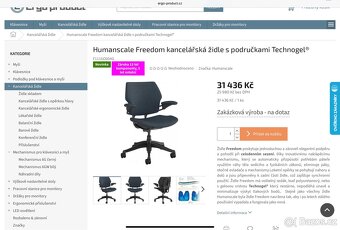 Kancelářská židle Humanscale Freedom - 5