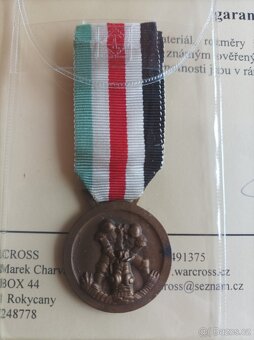 VELMI VZÁCNÝ KOMPLET Deutsch-italienische Feldzugsmedaill - 5