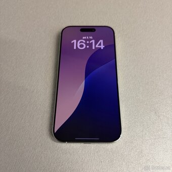 iPhone 16 Pro 128GB bílý, 100% baterie, bez škrábance - 5