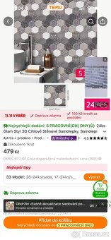 Samolepici penove dlazdice/tapeta - 5