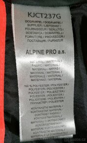 Dětská černo-oranžová bunda Alpine Pro vel. 152 / 158 - 5