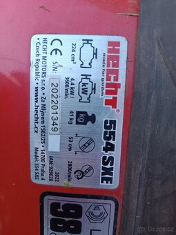 Sekačka HECHT SXE 554 s elektrickým startérem - 5