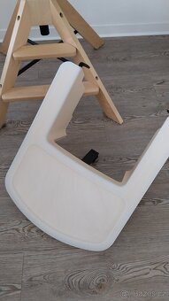Dřevěná rostoucí židlička Ikea ÷ set pro miminko - 5