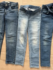 Holčičí úplně nové džíny, kalhoty 3x - 5