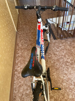 Juniorské horské kolo MTB Apache Mustang 15,5" bílá barva - 5