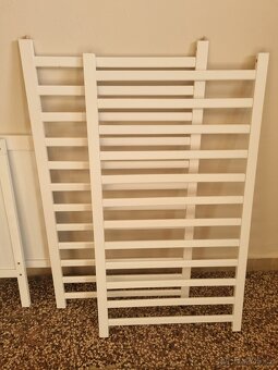 Dětská postýlka IKEA SUNDVIK - bílá + matrace SKONAST - 5